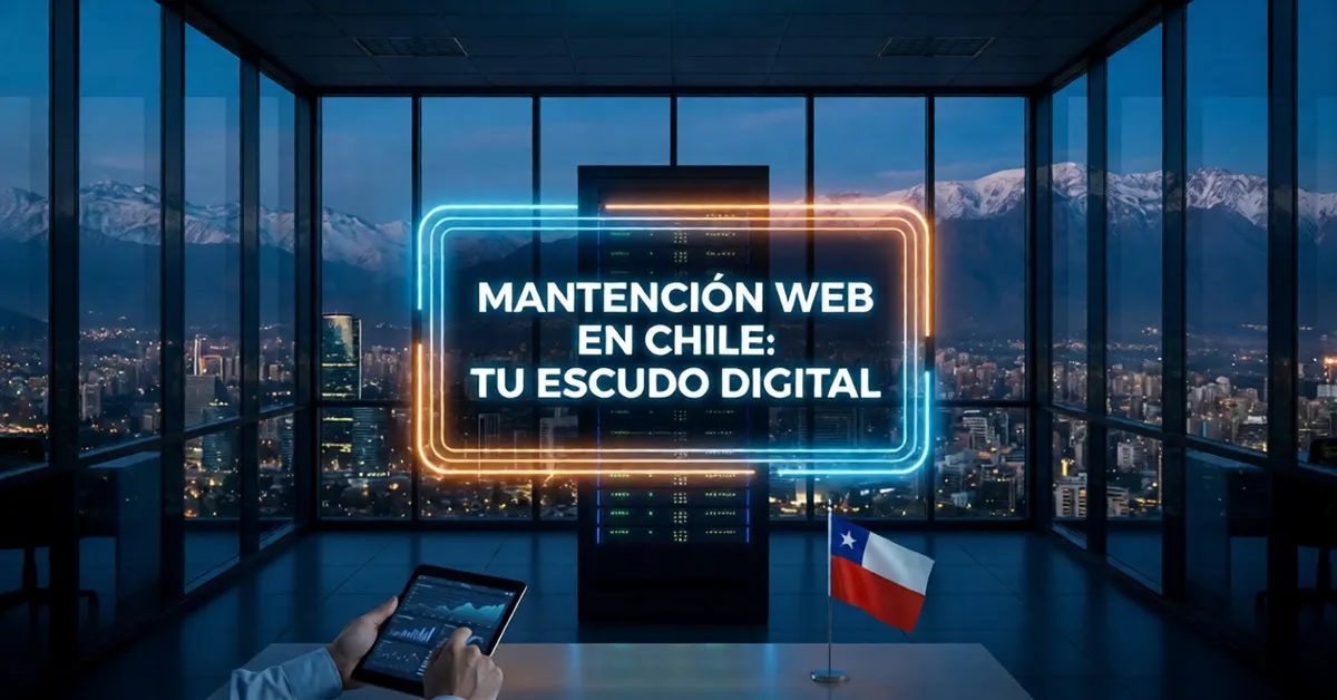 mantención web en chile, tu escudo digital