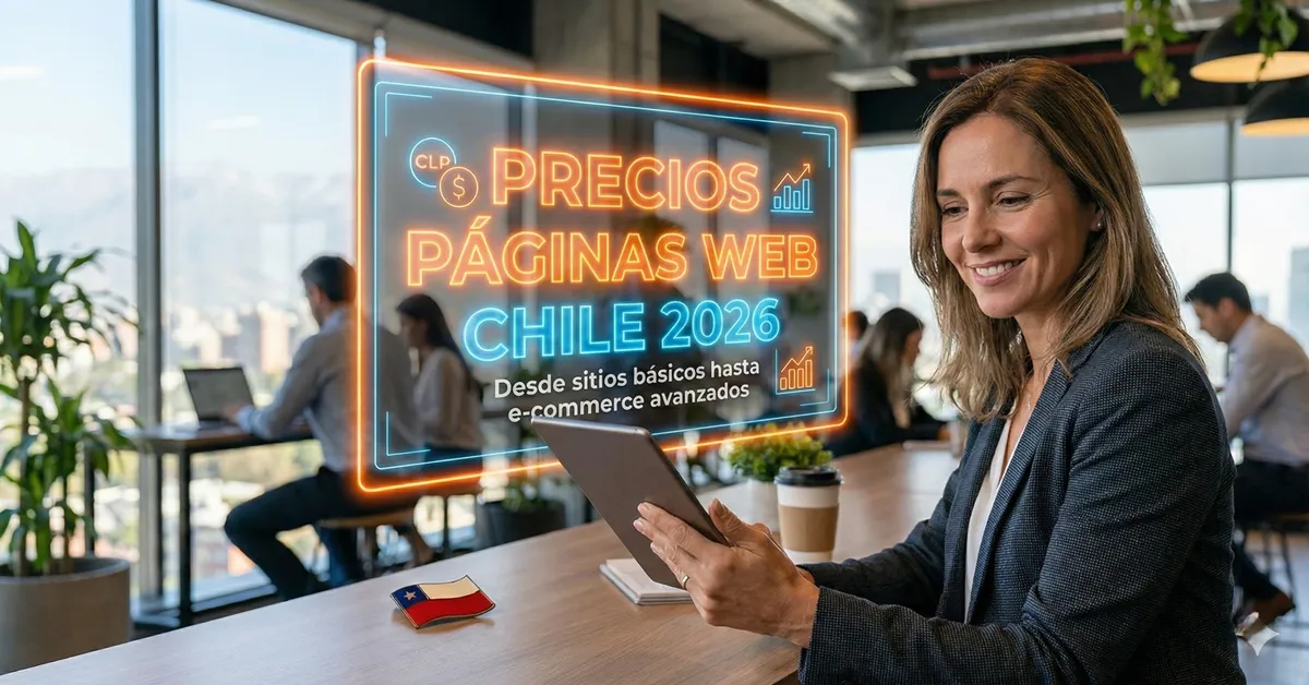 Precios páginas web en Chile en 2026
