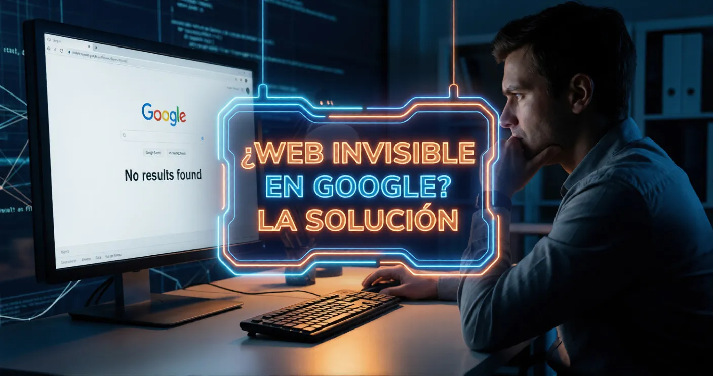 Por qué mi página web no aparece en Google