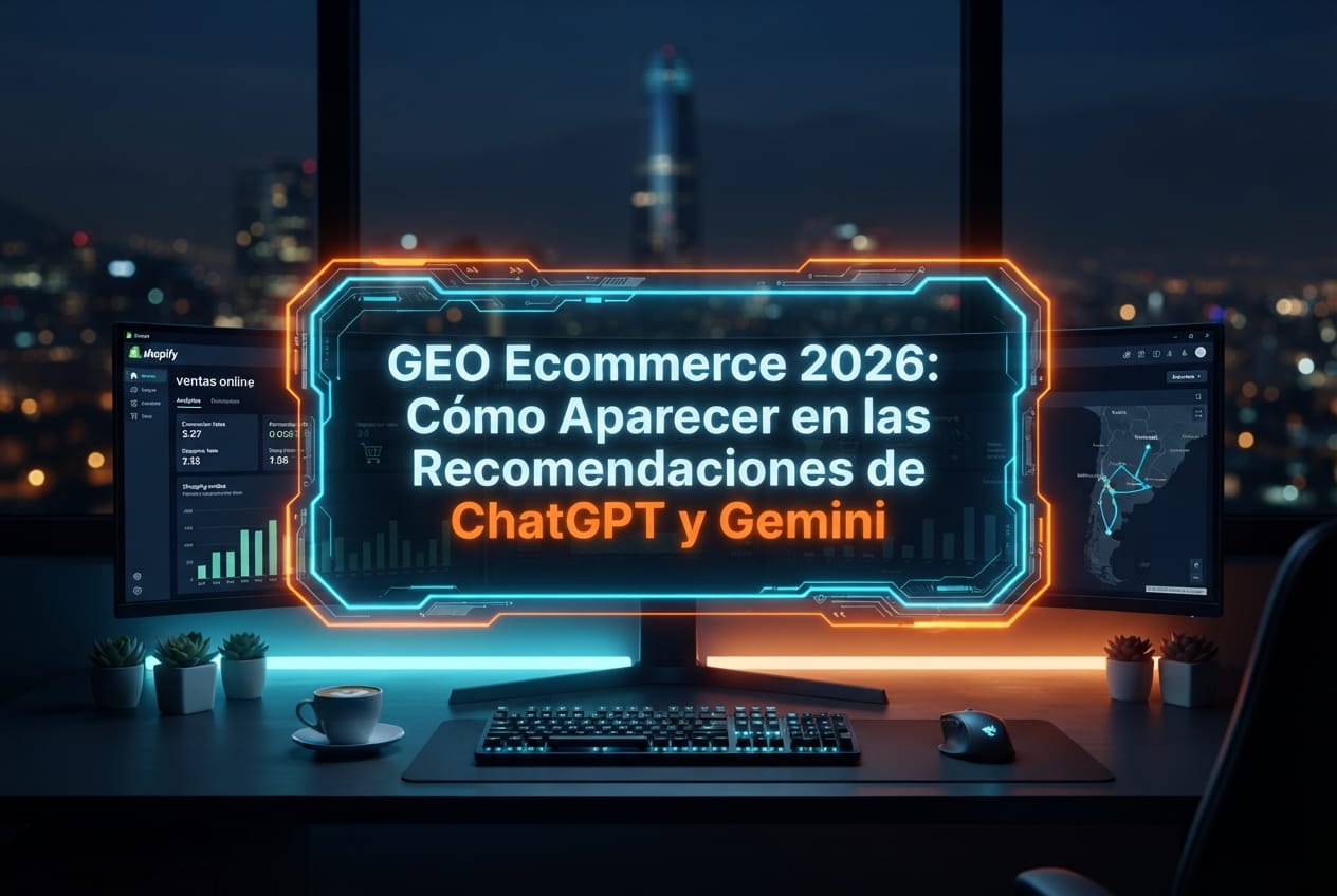 GEO Ecommerce 2026: Cómo Aparecer en las Recomendaciones de ChatGPT y Gemini para Vender Más