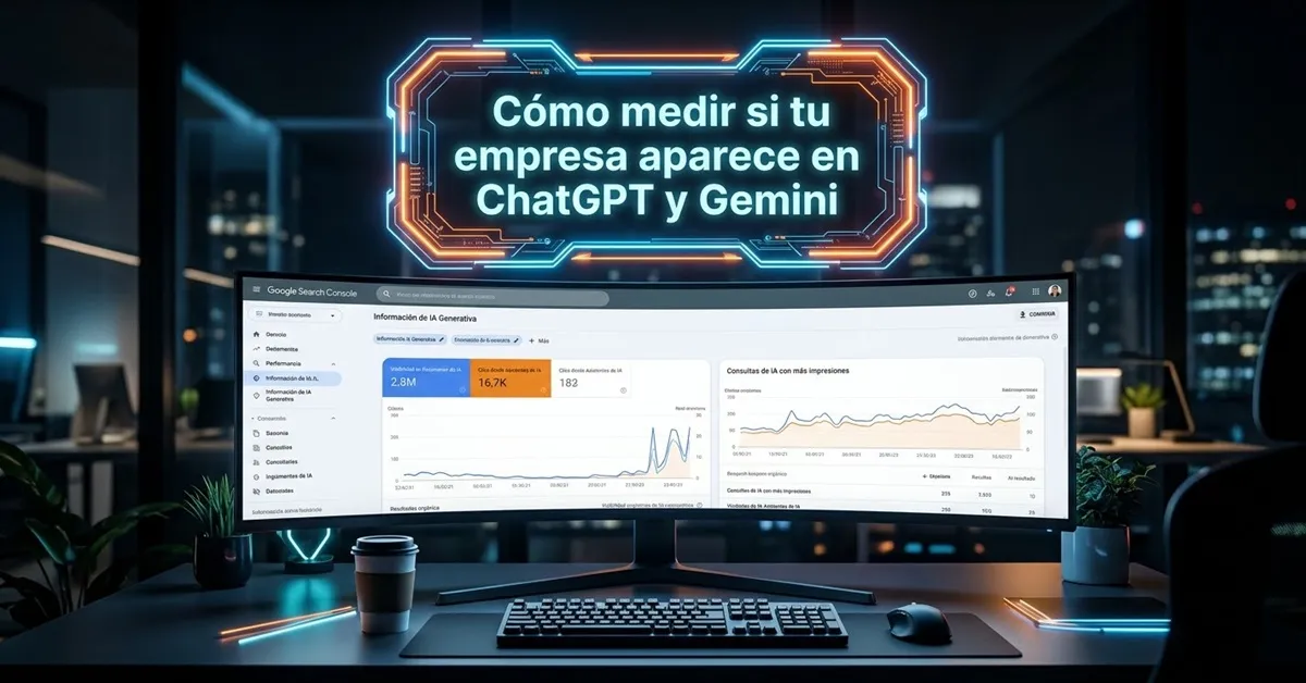 Cómo medir si tu empresa aparece en ChatGPT y Gemini