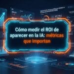 Cómo medir el ROI de aparecer en la IA: métricas que importan