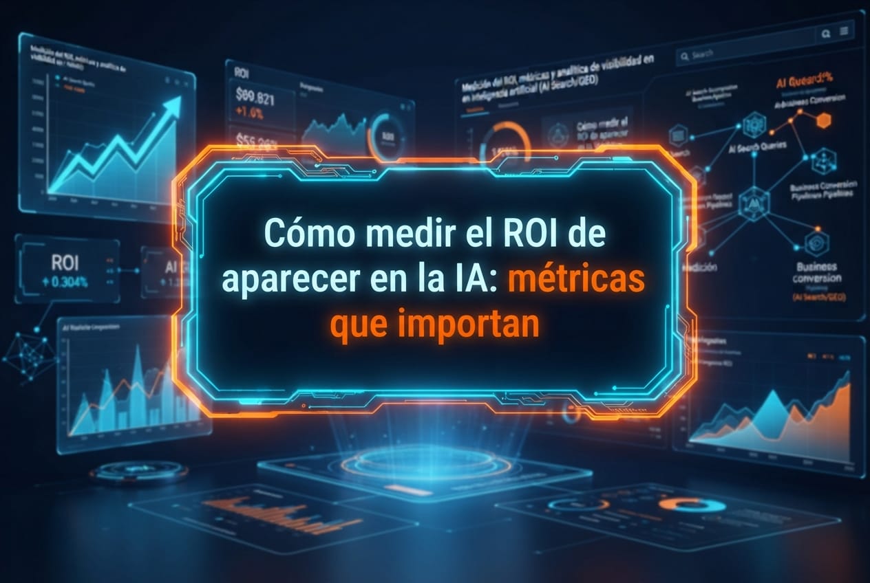 Cómo medir el ROI de aparecer en la IA: métricas que importan