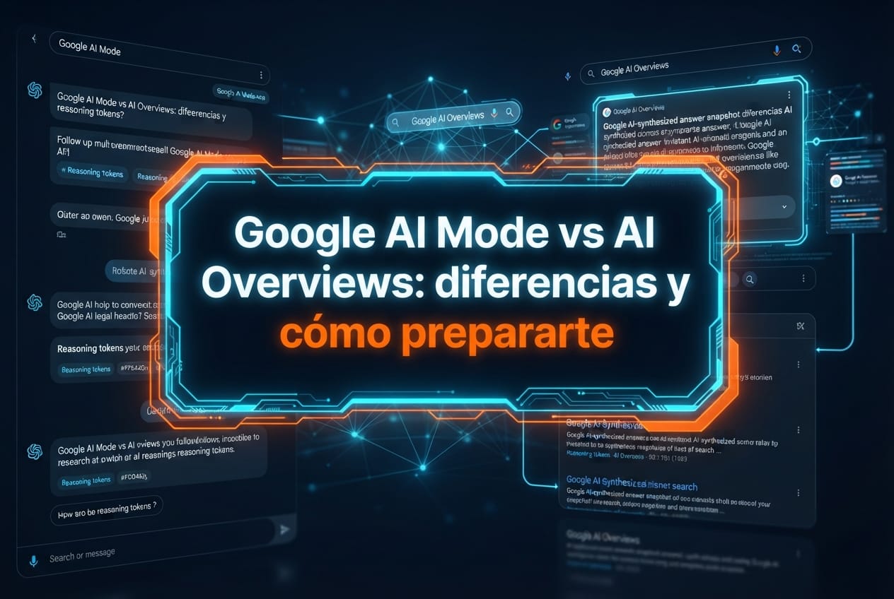 Google AI Mode vs AI Overviews: diferencias y cómo prepararte