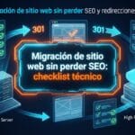 Migración de sitio web sin perder SEO: checklist técnico