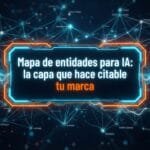Mapa de entidades para IA: la capa que hace citable tu marca