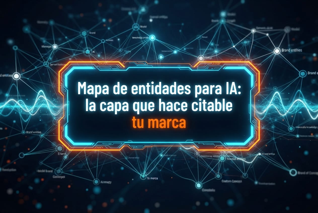 Mapa de entidades para IA: la capa que hace citable tu marca