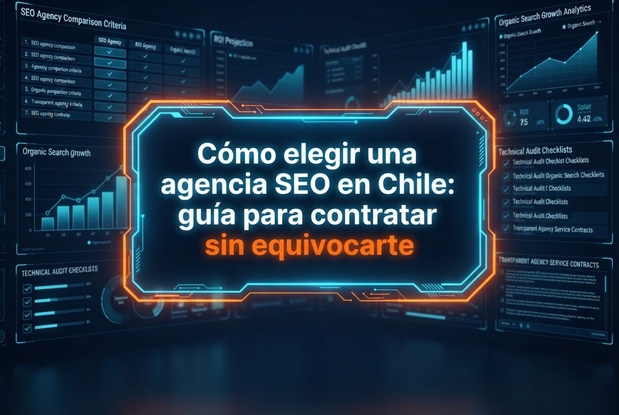 Cómo elegir una agencia SEO en Chile: guía para contratar sin equivocarte