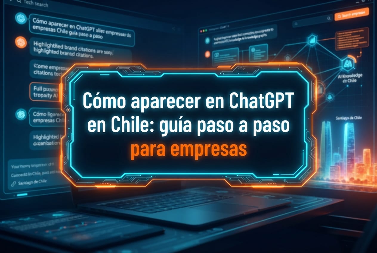 Cómo aparecer en ChatGPT en Chile: guía paso a paso para empresas