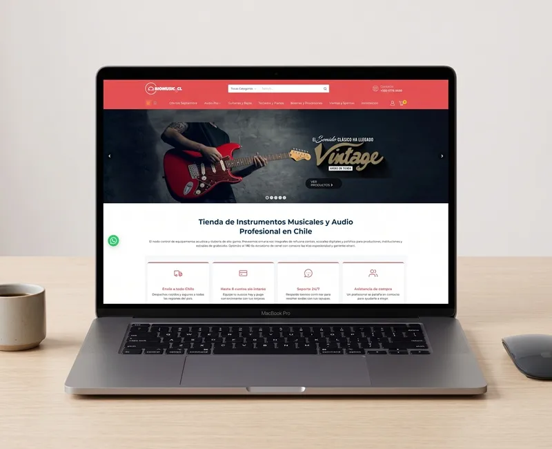 Desarrollo Web Biomusic